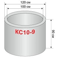 кольцо бетонное КС-10-9