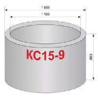 кольцо бетонное КС-15-9
