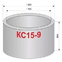 кольцо бетонное КС-15-9